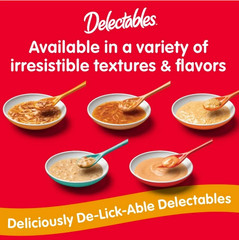 Hartz Delectables Stew Lickable Wet Cat Treats Variety Pack, 30 Count