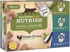 Nutrish Natural Wet Cat Food with Added Vitamins, Minerals & Taurine, Chicken