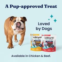 Solid Gold Air Dried Dog Food Toppers for Dry Food – Healthy Dog Treats w/Real B