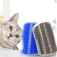2× Cat Grooming Brush Comfortable Cat Massage Comb Wall Corner Soft Brush Large