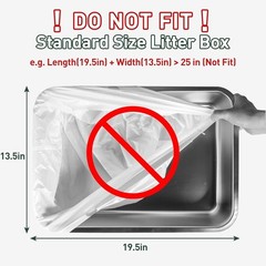 Cost-Effective 120 Count Heavy Duty Cat Litter Liners – Easy Tear Design