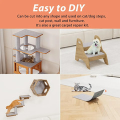 Cat Scratching Mat Self-Adhesive Trimmable Carpet Cat Scratching Post Carpet for