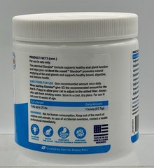 Vetnique Glandex Anal Gland Feline Powder Suppl Tuna Flavored 4oz Cats Exp 06/27