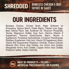 Wellness CORE Signature Selects Shredded Adult Canned Wet Cat Food, Natural, Pro