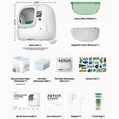 PETKIT MAX PRO Self Cleaning Cat Litter Box Automatic Cat Litter Box,App Control