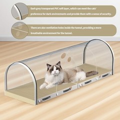 3 Function in 1 Cardboard Cat Scratcher Board 31.5 in Cat Scratcher House Cat…